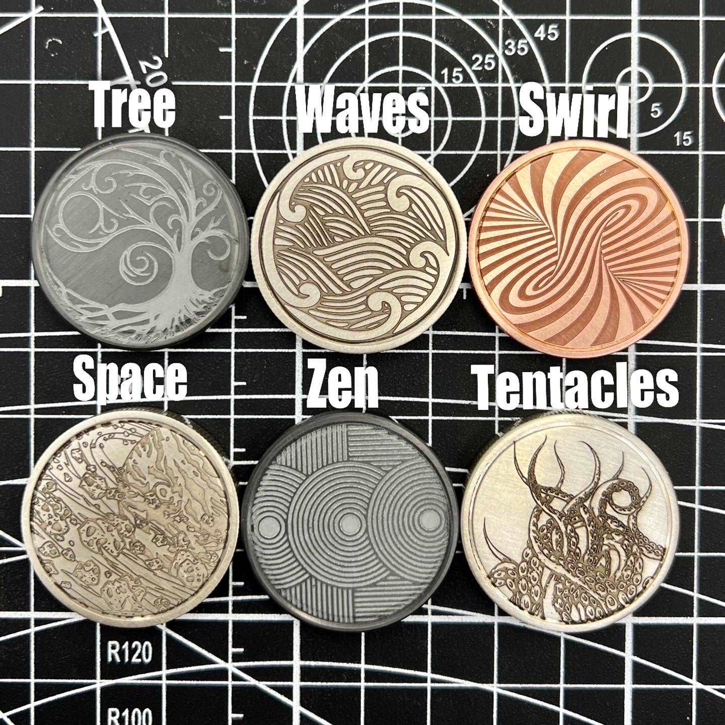 Coin Engraving Options FidgetThings